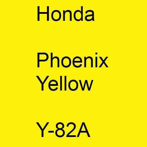 Honda, Phoenix Yellow, Y-82A.